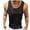 C654 Black, variant on Yuncity Mens T-Shirts Knit Crew Neck Sleeveless Vest Solid Color Summer Breathable Outdoor Daily Wear Men's Tops Size L Beige