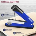 thumbnail image 7 of Metal Stapler Heavy Duty 50 Sheet Capacity with 1500 Staples and Staple Remover, Blue Stapler Full Strip Staplers for Desk, No Jam, Non-Slip Office Stapler with Staples for Office & Classroom, Blue, 7 of 7