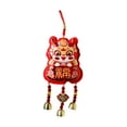 thumbnail image 3 of simhoa 2024 Chinese New Year Decorations Pendant,Hanging,Fengshui with Bells Wind Chimes Spring Festival Decor for Party Favors Home 14cmx36cm, 3 of 9