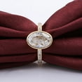 thumbnail image 3 of solitaire jewels 2.5CT Bezel Set Oval Moissanite Engagement Ring For Women, 14K Yellow Gold, 3 of 8