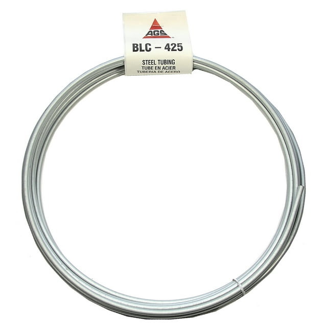 American Grease Stick Brake Line BLC-425 Coil; 1/4 Inch Diameter; 25 Foot Length; For Domestic European Japanese British Vehicles; Single