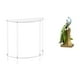 thumbnail image 1 of Mesita de noche de acrílico,Mesa auxiliar de acrílico transparente Mesa auxiliar transparente en capas,Mesa pequeña de acrílico,mesita de noche pequeña,compacta,Figura de, 1 of 8