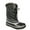 Black 1, variant on Womens Mid-Calf Warm Snow Boots Water Resistant Outdoor Non-Slip Winter Shoes