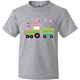 thumbnail image 3 of Inktastic Valentine Heart Train Youth T-Shirt, 3 of 5