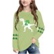 thumbnail image 1 of Blusas y camisas de manga larga con cuello redondo, moda del Día de San Patricio, blusa informal con estampado bonito de manga larga para niños y niñas., 1 of 5