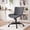 Gray, variant on Armless Ergonomic Chair – 360° Swivel with Silent Wheels, Adjustable Height, 40° Backrest Tilt, Versatile for Office, Dining, Vanity, Home Desk