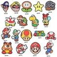 thumbnail image 2 of 5 piezas de personajes del juego Super Mario Bro Focal Beads hechos a mano DIY Focal PVC pulsera de dibujos animados collar tobillera bolígrafo accesorios cuentas Gi, 2 of 5