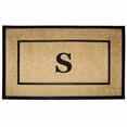 thumbnail image 2 of Nedia Home 18103S 30 x 48 in. Coir &amp; Rubber Frame Mat  Monogrammed S, 2 of 4