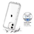thumbnail image 5 of Funda Para iPhone 12 Pro/ iPhone 12 Case Uso Rudo 360 Tpu Antishock Transparente, 5 of 5