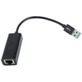 thumbnail image 1 of Adaptador USB C a Ethernet con luz Convertidor de cable USB tipo C a RJ45 Gigabit para tableta Negro, 1 of 15