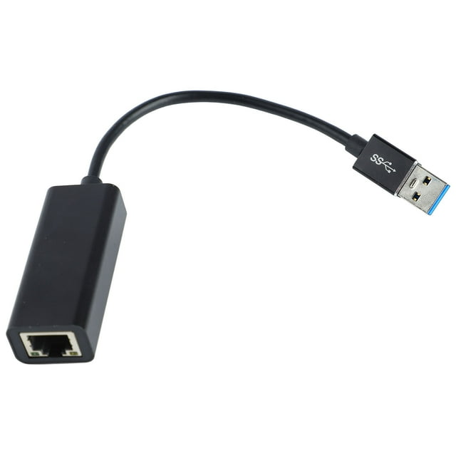 Adaptador USB C a Ethernet con luz Convertidor de cable USB tipo C a RJ45 Gigabit para tableta Negro
