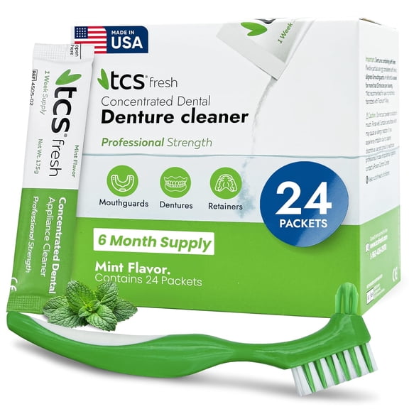 TCS Fresh Dental Appliance Cleaner