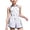 Z1-White, variant on YDFCWXW Girls Swimsuit Sporty Two Piece Tankini Swimsuits Boyshort Ruched Bathing Suit Teen Girls Cute Swimwear Size 7-16Year (Dark Green, 12-13 Years)