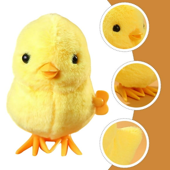 CHOK chicken toys Plush Chicken Clockwork Jumping Toy Wind Up Jumping Toy Simulation Chicken Toy