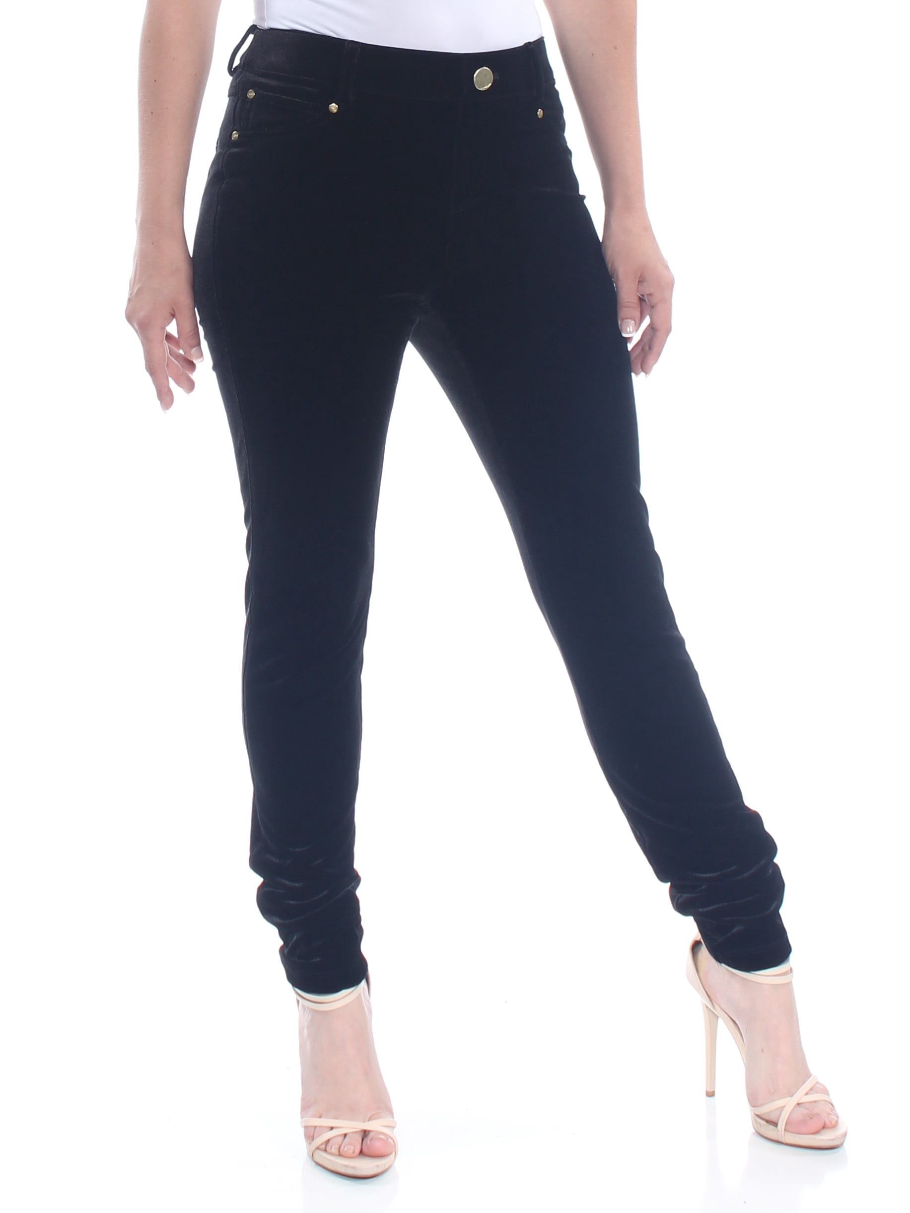 I-N-C Womens Velvet Casual Leggings 