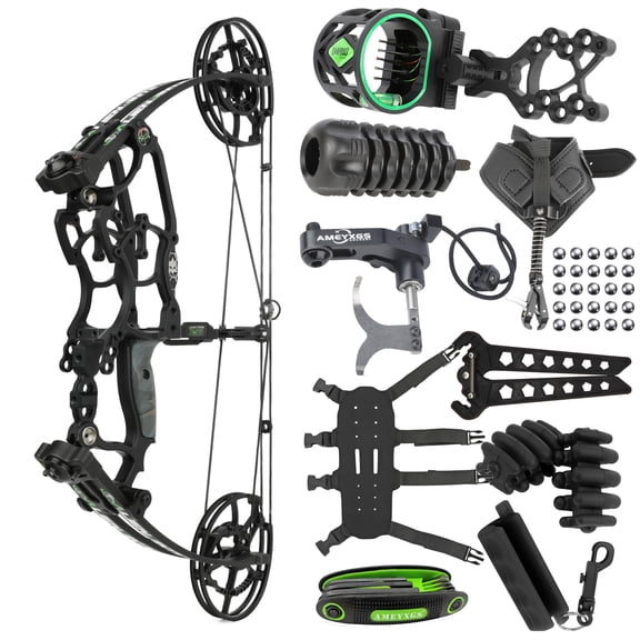 limaity Dual-Use Compound Bow Set Steel Ball 30-70LBS Adjustable Archery Hunting