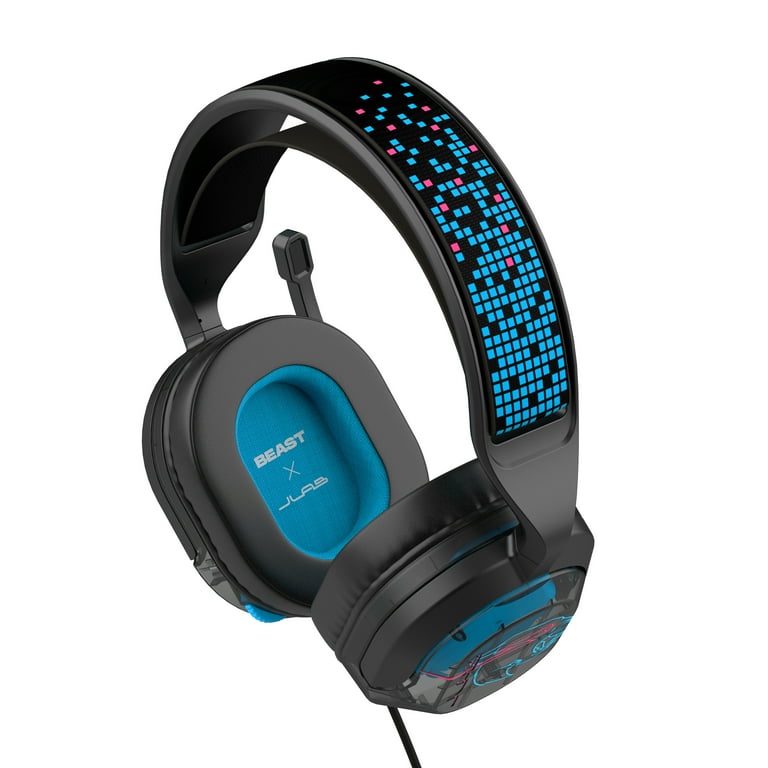 JLab Gaming x MrBeast Nightfall Wired Gaming Headset, PC, Nintendo