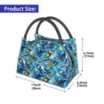 thumbnail image 2 of Disketp snow board blue Bolsa Térmica Estampada, Bolsa Térmica Aislante para Almuerzo, Playa y Campamento, 2 of 6