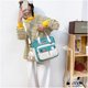 thumbnail image 5 of Bolso De Hombro Bolso Bolso de hombro japonés para estudiantes y niñas, bandolera con colgante (verde), 5 of 5