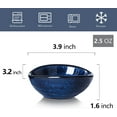 thumbnail image 6 of Vicrays Ceramic Dipping Sauce Bowls, Small Charcuterie Dip Cups Cooking Prep Condiment Oil Dish, Mini Tapas Plates for Soy Sushi Salsas Wasabi Appetizer Dessert - Set of 6, Blue, 6 of 7