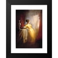 thumbnail image 2 of William Rimmer 11x14 Black Modern Framed Museum Art Print Titled - At the Window (ca. 1870), 2 of 5