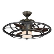 18W 1 Led Fandelier-Transitional Style with Farmhouse and Industrial Inspirations-12.12 inches Tall By 30 inches Wide Bailey Street Home