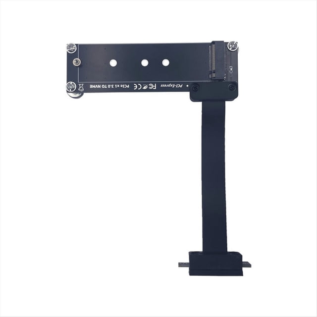Adaptador PCIe 3.0 X1 A M.2 NVME con Diseño en Ángulo Recto de 90 Grados. Compatible con SSD NVME 2242/60/80 de 10 cm.