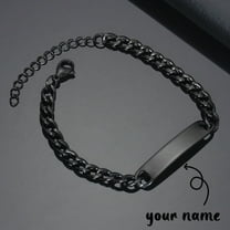 Custom Laser Engraved Bracelets Personalized Bracelet Engravable Stainless Steel Jewelry Gifts