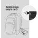 thumbnail image 5 of Water-Resistant Material Zipper Pouch, Mesh Zipper Bags for Storage, Travel, Office (Black, Small), 5 of 5