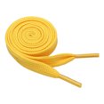 thumbnail image 1 of 1 Paire Lacets Plats Baskets Lacets Chaussures de Sport en Toile Réutilisables Lacets de Bottes Unisexes Cordon de Chaussures Femmes Hommes Jaune 0.5m, 1 of 7