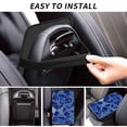thumbnail image 6 of Car Handrails Box Pad 12.6 X 7.5 In Waterproof Non-Slip Wear-Resisting Durable Breathable Strong Tensile And Tensile Stretch Royalblue Geometric Lines_2, 6 of 7