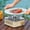 Khaki, variant on Mini Butane Camping Stove, Indoor and Outdoor Cooking, for Emergency and Camp Essentials, DELESYS Portable Picnic Cookware Stoves Small Rectangle Stoves Stoves, Gas Not Included, 21.5*19*9.5CM