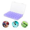 thumbnail image 2 of 4 Pcs Boîtes de Rangement pour Outils de Manucure Amovibles 28 Compartiments Boîtes à Diamants, 2 of 7