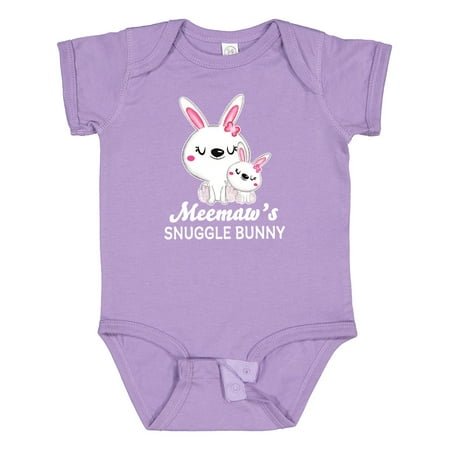 

Inktastic Meemaws Snuggle Bunny Easter Gift Baby Girl Bodysuit