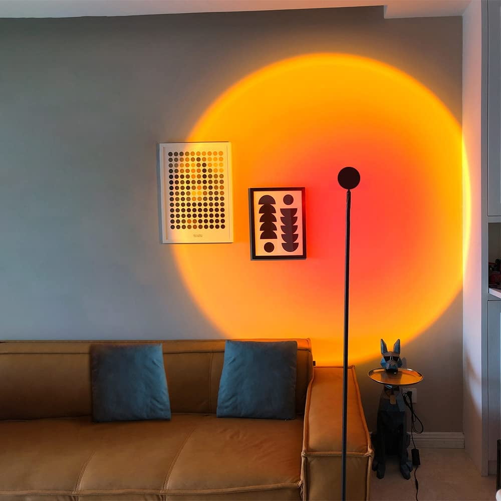 Aesthetic Sunset Lamp Projector Sunlight LED Floor Lamps 10W Mood Light  Romantic Visual Night Lights Vintage Decor for Photo Vlog Background  Bedroom Living Room Home Indoor Party | Walmart Canada