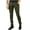 #04 Green 【Stock up on Your Favorite Colors】, variant on Men's Casual Tapered Chinos, Slim Fit Dress Trousers, Mid Waist Button Closure, Lightweight Breathable Stretch Pants, Business Work, Office Daily, Summer | AKLJWH,Black 2XL