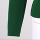 thumbnail image 4 of Suéter elegante Sexy Gibobby de punto con cuello en V sólido para mujer Verde M, 4 of 5