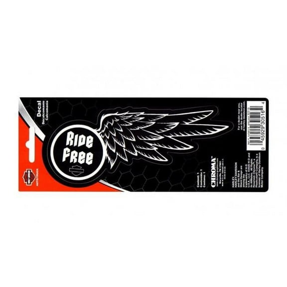 212 Main CG30516 2.5 x 6 in. Harley-Davidson Ride Free Decal