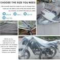 thumbnail image 6 of Disposable Clear Plastic Bike Cover One to Many Bikes - Waterproof Dust Cover for Mountain, Electric, Road Bikes & Travel, Gym Equipment Indoor & Outdoor(XL), 6 of 7