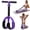 1purple, variant on Pedal Resistance Band with Handle | Upgraded 55LBS Exercise Resistance Bands for Core, Abs, Legs, Glutes, Arms, Strength, Physical Therapy, Pilates, Sit Up Workout Equipment for Women Home Gym