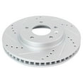 thumbnail image 4 of TRQ Front & Rotor Rear Performance Drilled & Rotor Slotted Brake Rotor & Rotor Posi Ceramic Pad, 4 of 7