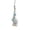 W, variant on Flocked Dog Animal Charm Keychain, Soft Dog Plush Animal Pendant for Phone Strap, Cute Bag Charm Accessories, Portable Multi-Purpose Keyring Decoration A, 1Pcs