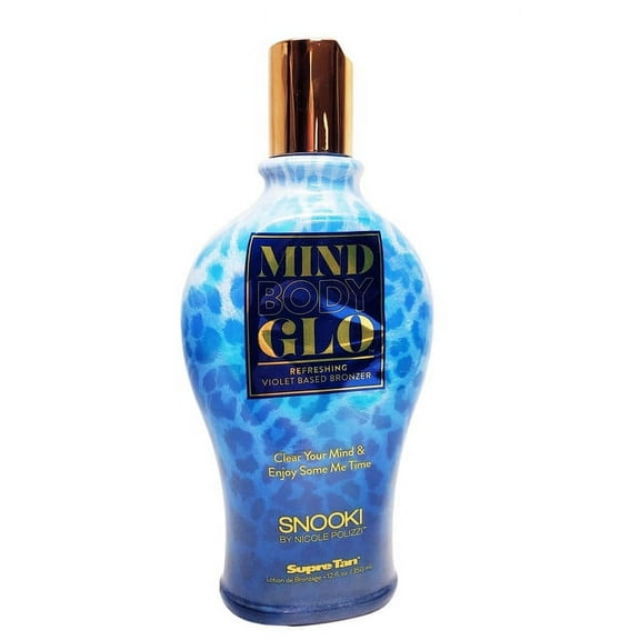 Supre Snooki Mind, Body Glo Refreshing Violet Based Bronzer Tanning Lotion 12 oz