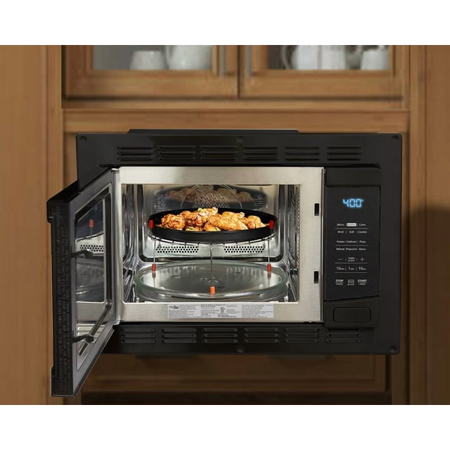 LaSalle Bristol Microwave Oven 520EC028ABMRS1R High Pointe; Model EC028ABMRS1R; 1.0 Cubic Foot Capacity; 1000 Watt; Air Fryer And Convection; Black; 120 Volt; Trim Kit Sold Separately