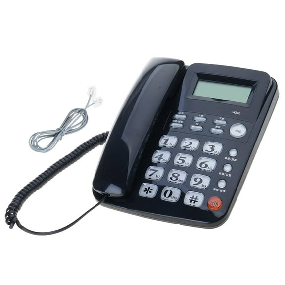 Classical Desk Phone For Elderly Featuring Anti Slip Button And Call Display
