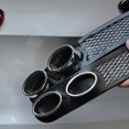 thumbnail image 2 of relayinert 2X Auto Car TailGrid ulation Vent Double Tube Exhaust ABS Exterior Set M, 2 of 6