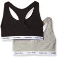 thumbnail image 2 of Bralette Calvin Klein Carousel para mujer, 2 unidades, color negro/gris, talla M, 2 of 4