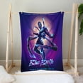 thumbnail image 3 of Blue Beetle Throw Blanket Gifts for Fans Lover Girls Boys Women Present Hoodie Him Bed 40"x50", 3 of 6