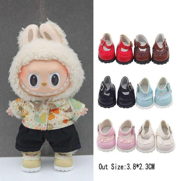 XiDonDon Ob11 Zapatos De Muñeca Zapatos De Lona De Piel De Vaca