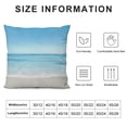 thumbnail image 6 of Awypu Ocean Throw Pillow Covers Set of 2 - Beach in Tropical Sea,Pillow Case Soft Pillows Covers Decorative Cushion Cover for Home Couch Bed Sofa Double Side Printed,Navy, 6 of 6